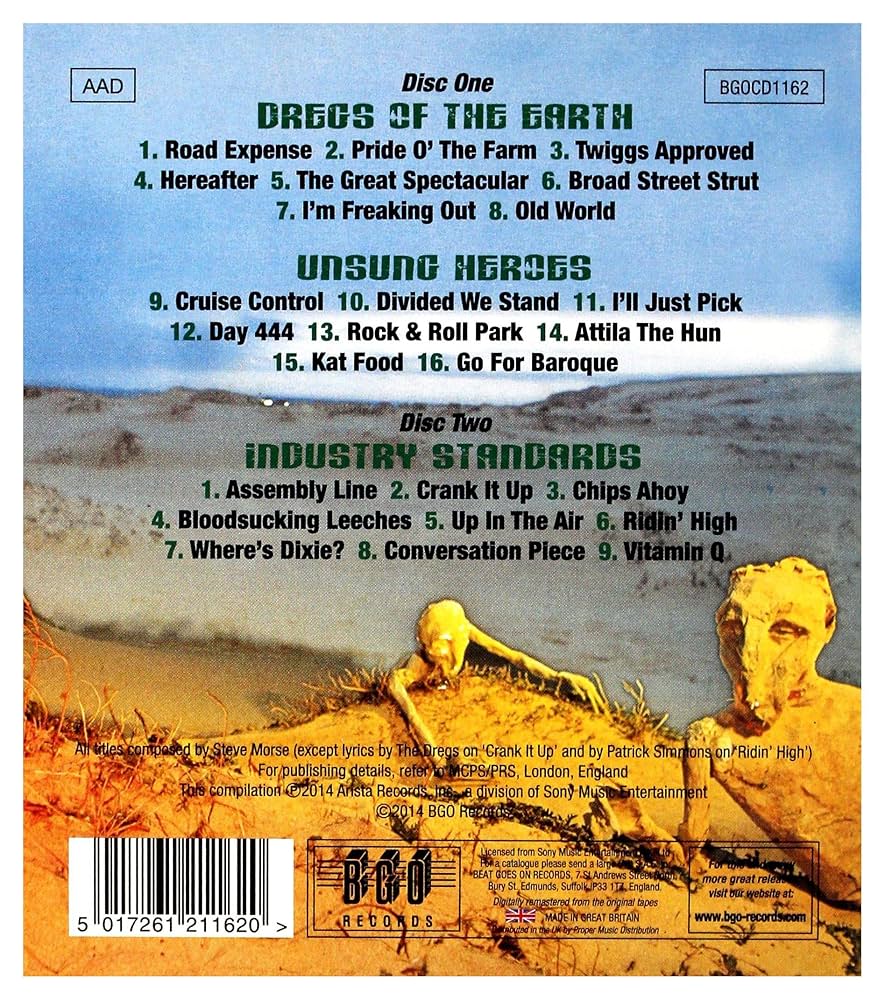 DIXIE DREGS - Dregs of the Earth , Unsung Heroes , Industry