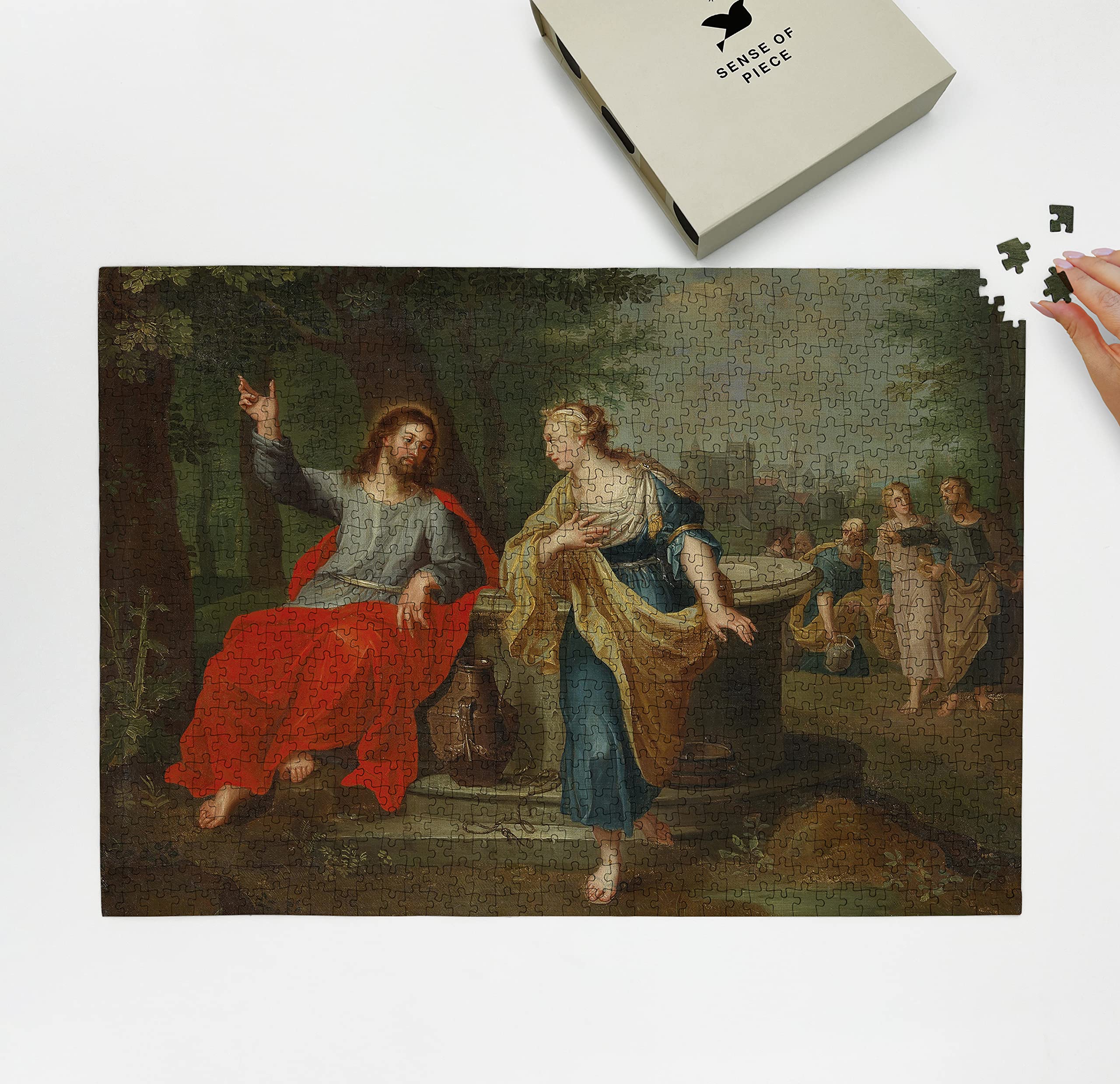 Buy 1000 Piece Museum Jigsaw Puzzle Christ and The Woman of Samaria