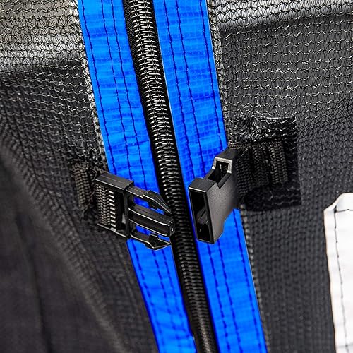 Miniatura 8 de Trampolín para exteriores de 1500 libras y 16 pies con red de seguridad, trampolín recreativo resistente para patio trasero para niños y adultos