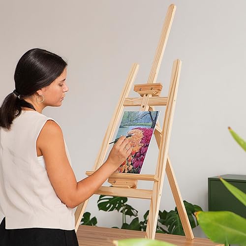 Miniatura 4 de Elan Paneles de lona de algodón de 8 x 12 pulgadas, paquete de 8 tableros de lienzo para pintar, lienzos para pintar, lienzos para pintar, tablero