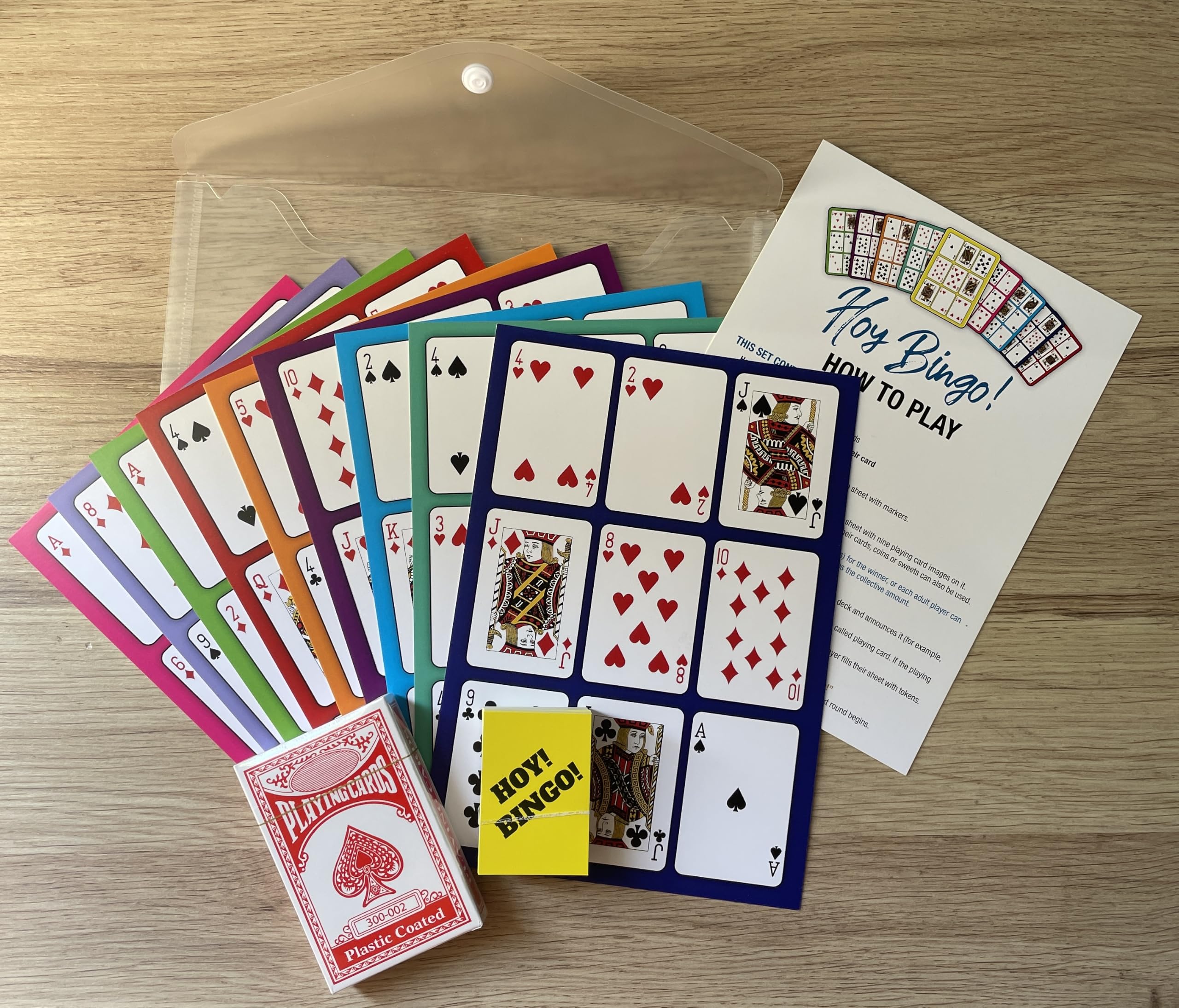 Crazy Panther Hoy Bingo Game โ Classic Family Fun. Complete Set with Calling Cards, Markers, and Easy-to-Use Game Board โ Perfect for Kids, Adults, and Seniors for Parties and Gatherings