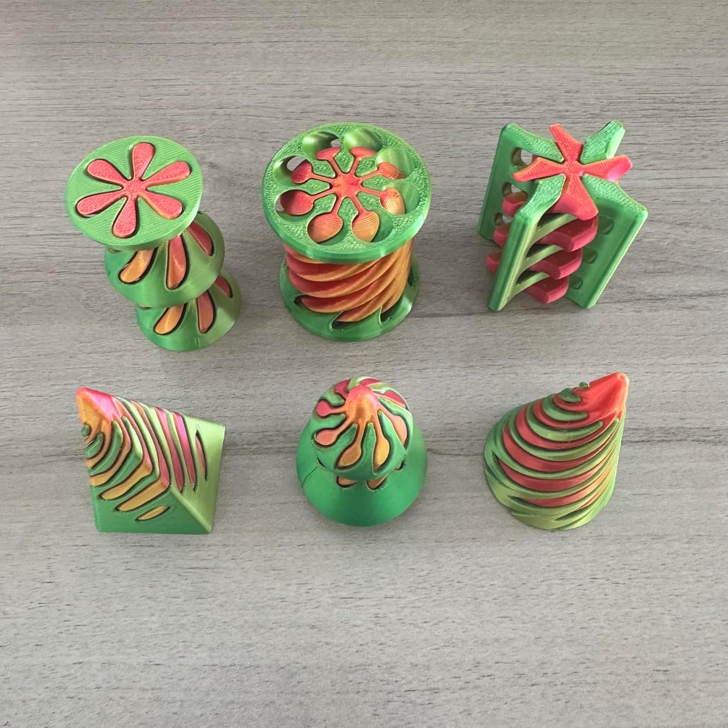 Printed Toy Mini Sensory Toy for Stress Relief Anxiety, Desktop Decoration Gifts for Adults Teens Kids