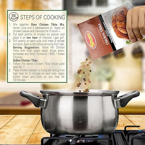 Miniatura 3 de Shan - Mezcla de Chicken Tikka Masala (50g) - Paquetes de condimentos para Tikka Masala (Paquete de 6)