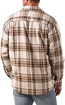 Wrangler Authentics Authentics manches longues Sherpa Lignée Flanelle ShirtButton Chemise à terre pour homme