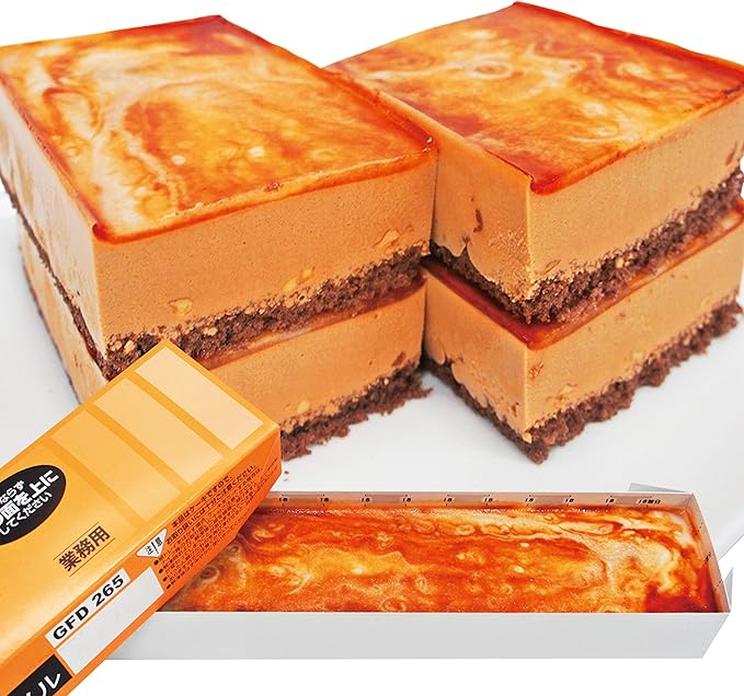 Amazon キャラメルケーキ すぐ解凍でいつでも食べれるフリーカットケーキ510ｇ冷凍 業務用 フレック 味の素 株式会社池延 ケーキ菓子 デニッシュ菓子 通販