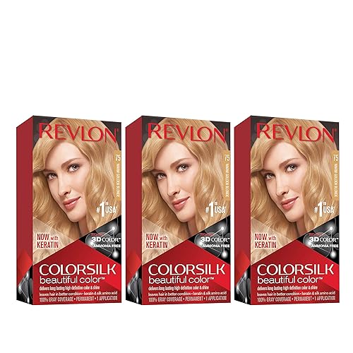 Miniatura 63 de Revlon Colorsilk - Tinte permanente para el cabello, cubre 100% las canas, sin amoníaco, con queratina y aminoácidos, castaño claro 51, 4.4 onzas