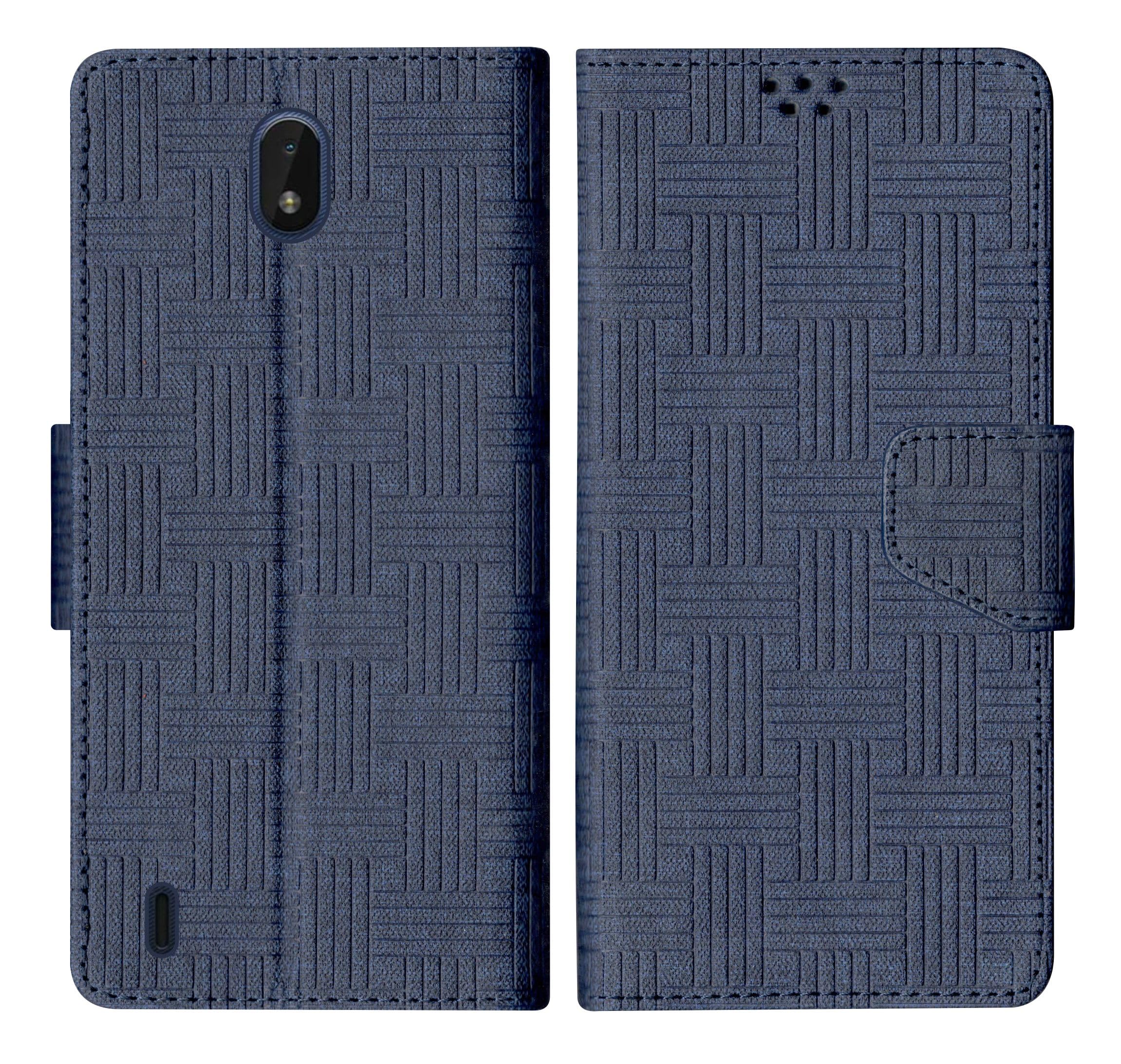 SBMS Nokia C01 / Nokia C01 Plus 4G Flip Cover Back Cover Case with Magnatic Closure | Inbuilt Stand | Card & Money Pocket (Mat Blue) (B0CCMDBVCJ) Amazon Price History, Amazon Price Tracker