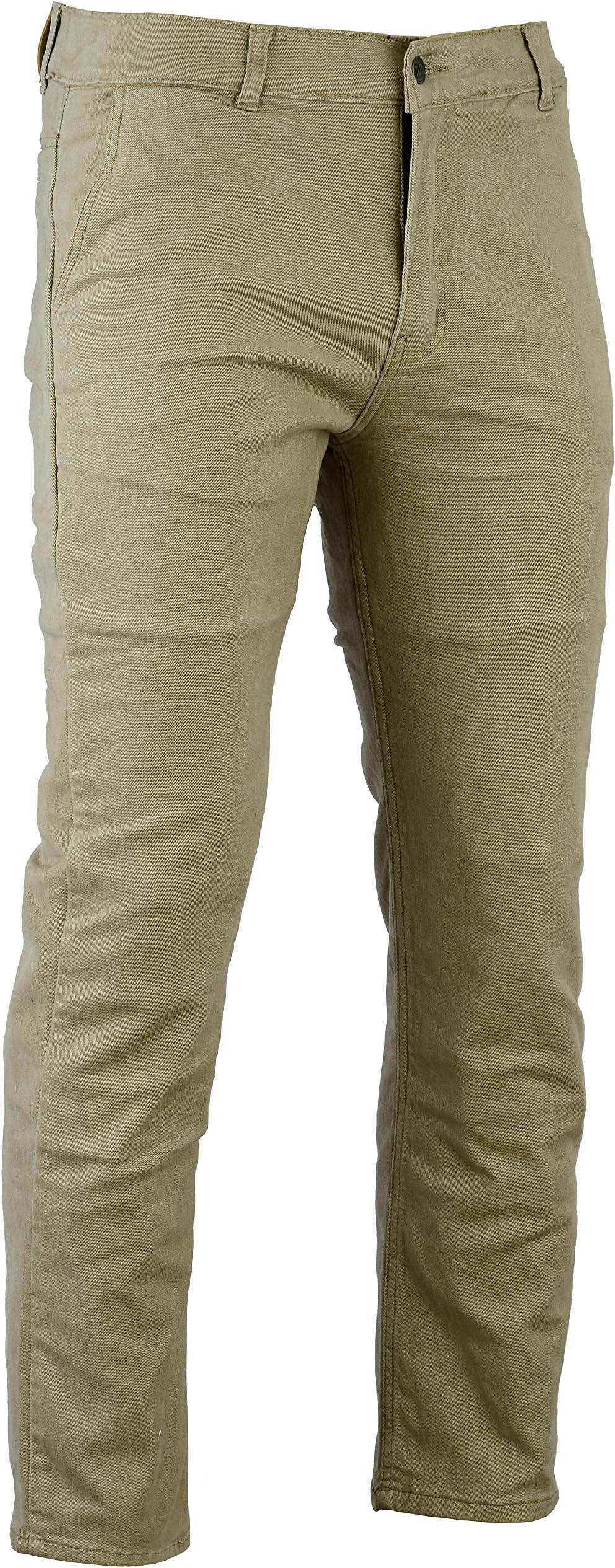 New Modern Chino Style Kevlar Lined Protective Motorcycle Jeans with CE 1621-1 Protection