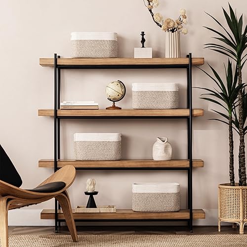 Miniatura 143 de UBBCARE Paquete de 2 canastas pequeñas, canastas de almacenamiento tejidas para organización, canasta de regalo pequeña, canasta de juguetes