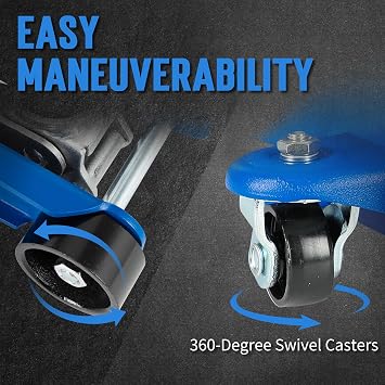 TONDA Low Profile Car Jack, 2.5 Ton (5,000 lb) Hydraulic Trolley Floor Jack for Garage, Home, Shop, Lifting Range 3.35 to 14.57, Blue