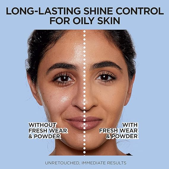 L'Oreal Paris مسودات فضفاضة ملوّنة ، تشطيب غير لامع ، خفيف الوزن ، لا يوجد قالب أبيض ، 2 ظلال من الضوء إلى العميق ، شفاف متوسط العمق ، 0.28 أوقية