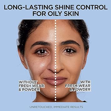 L'Oreal Paris مسودات فضفاضة ملوّنة ، تشطيب غير لامع ، خفيف الوزن ، لا يوجد قالب أبيض ، 2 ظلال من الضوء إلى العميق ، شفاف متوسط العمق ، 0.28 أوقية