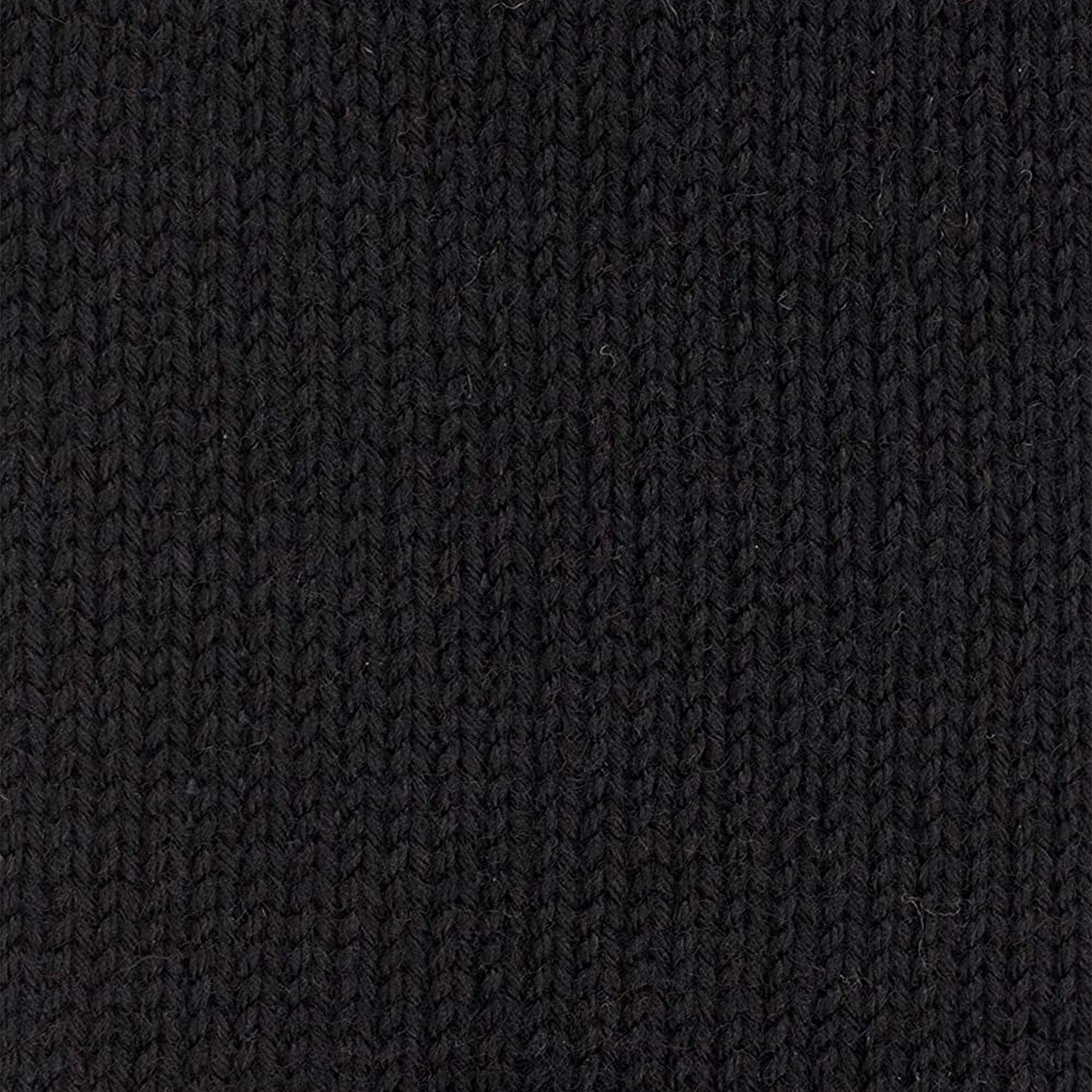 Gründl Hot Socks Pearl uni Strickwolle 10 x 50 g, schwarz | kuschelig weiche Sockenwolle aus 75 % Merinowolle 20 % Polyamid, 5 % Kaschmir, 50 g / 200 m, Nadelstärke: 2,5 - 3, 50 g