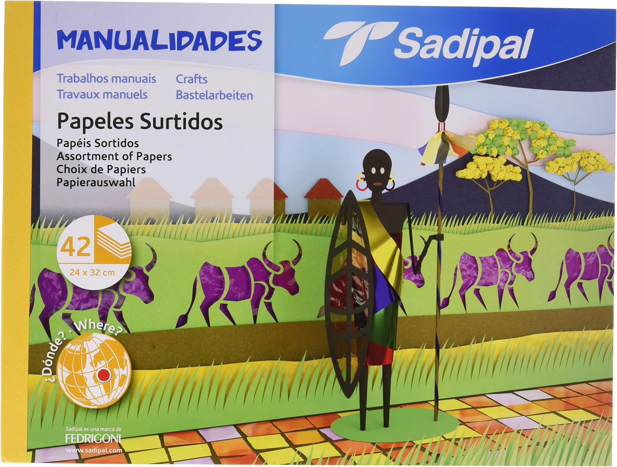Sadipal – Notepad Assorted Paper Crafts