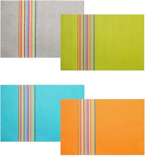 Miniatura 4 de Mantel individual Shacos de mesa de cocina resistentes al calor juego de manteles individuales antideslizantes lavables