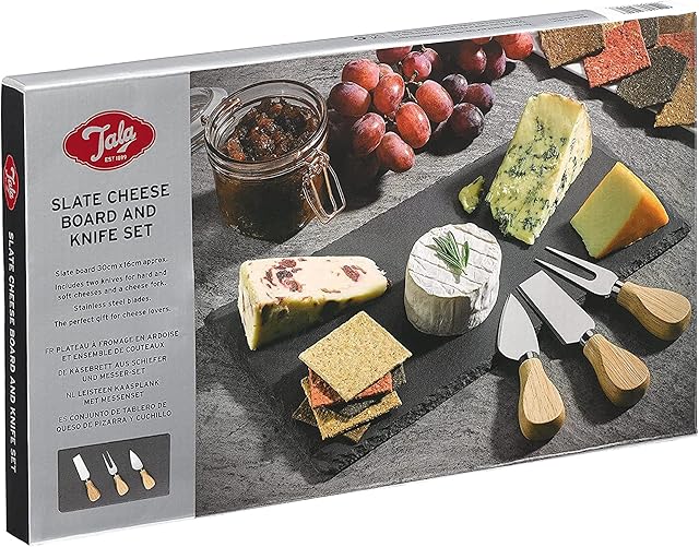 Tala 10A31454 Slate Cheese Board, Black