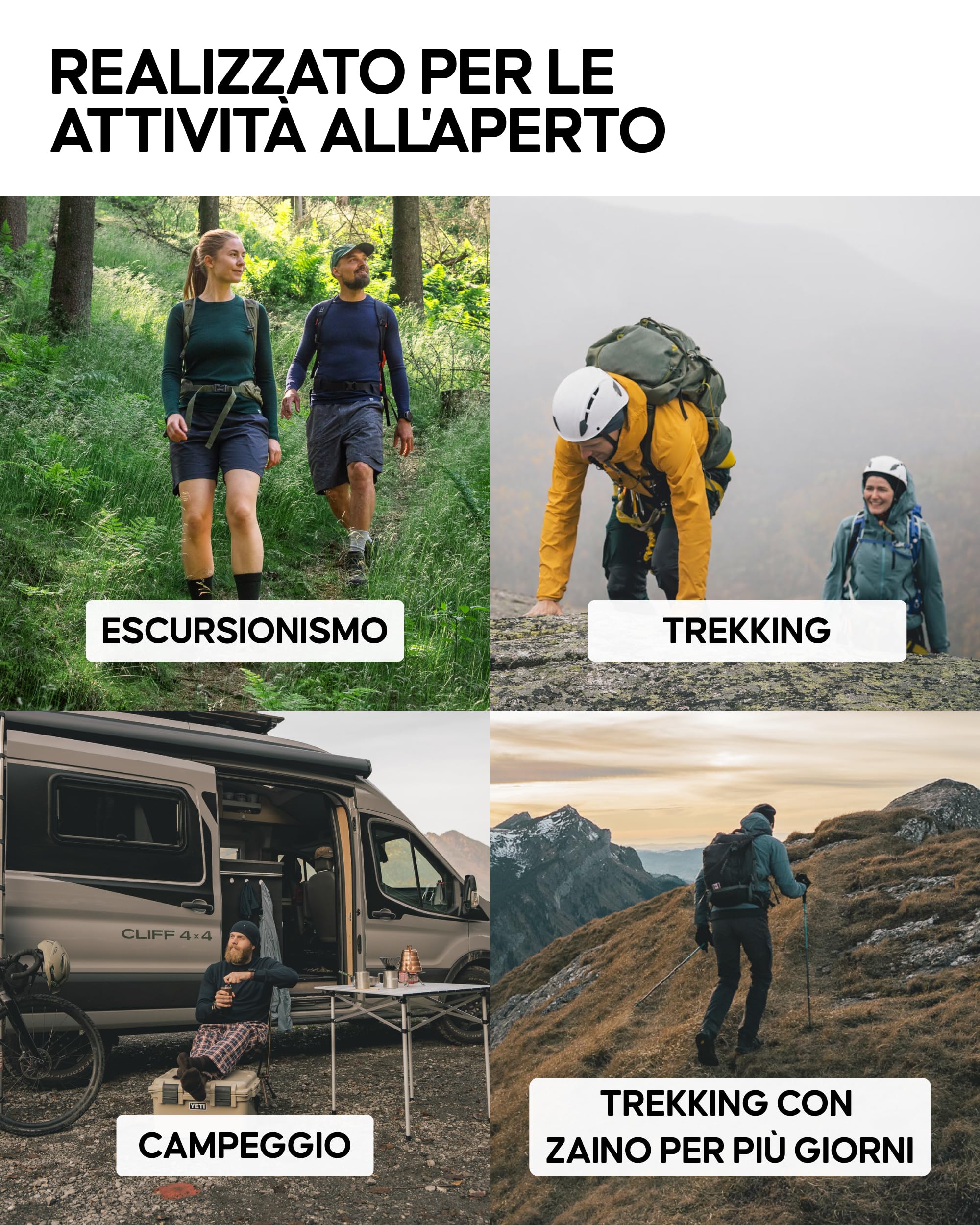 DANISH ENDURANCE Calze Trekking Leggere in Lana Merino, Anti-Vesciche, Traspiranti, da Uomo, Donna, Bambino, 3 Paia