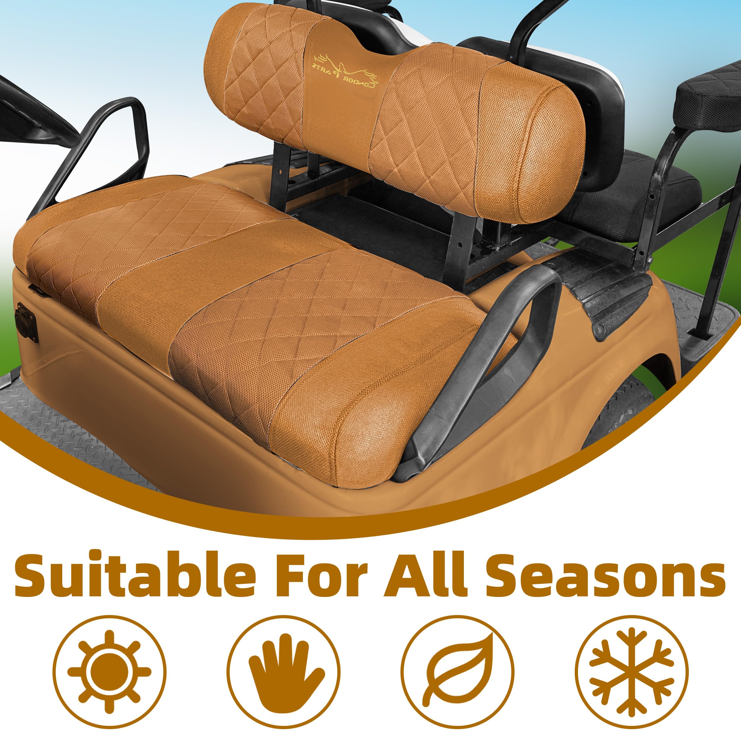 Amazon.co.jp: Jaxpare ゴルフカートシートカバー EZGO TXTとRXV