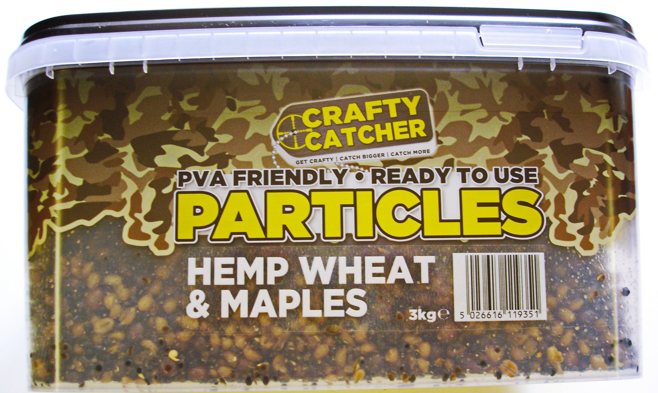 Crafty Catcher PVA Friendly Prepared Hemp Wheat & Maples 3kg