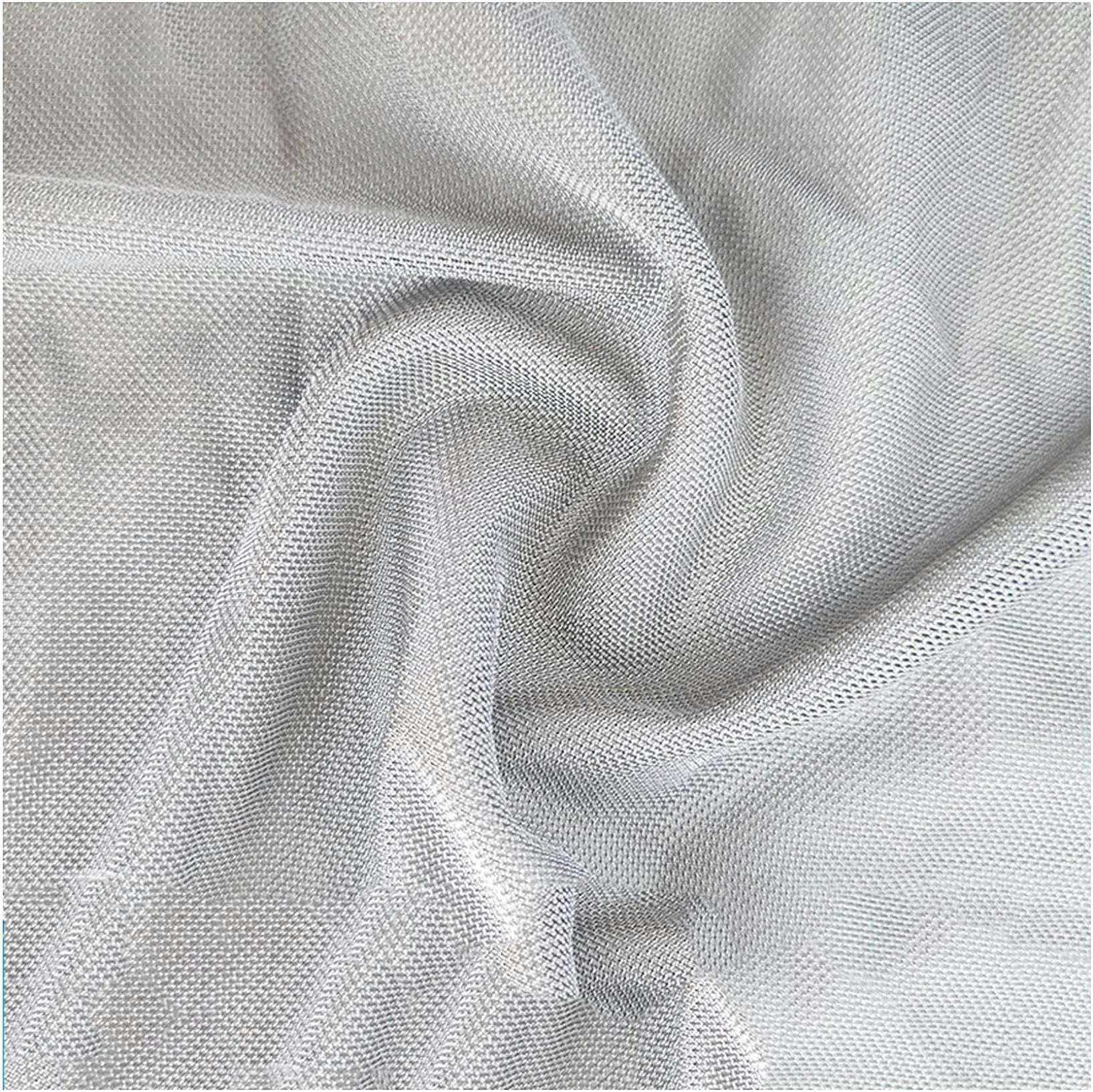 Tissu de blindage EMF anti rayonnement élastique en fibre d'argent 1.5m