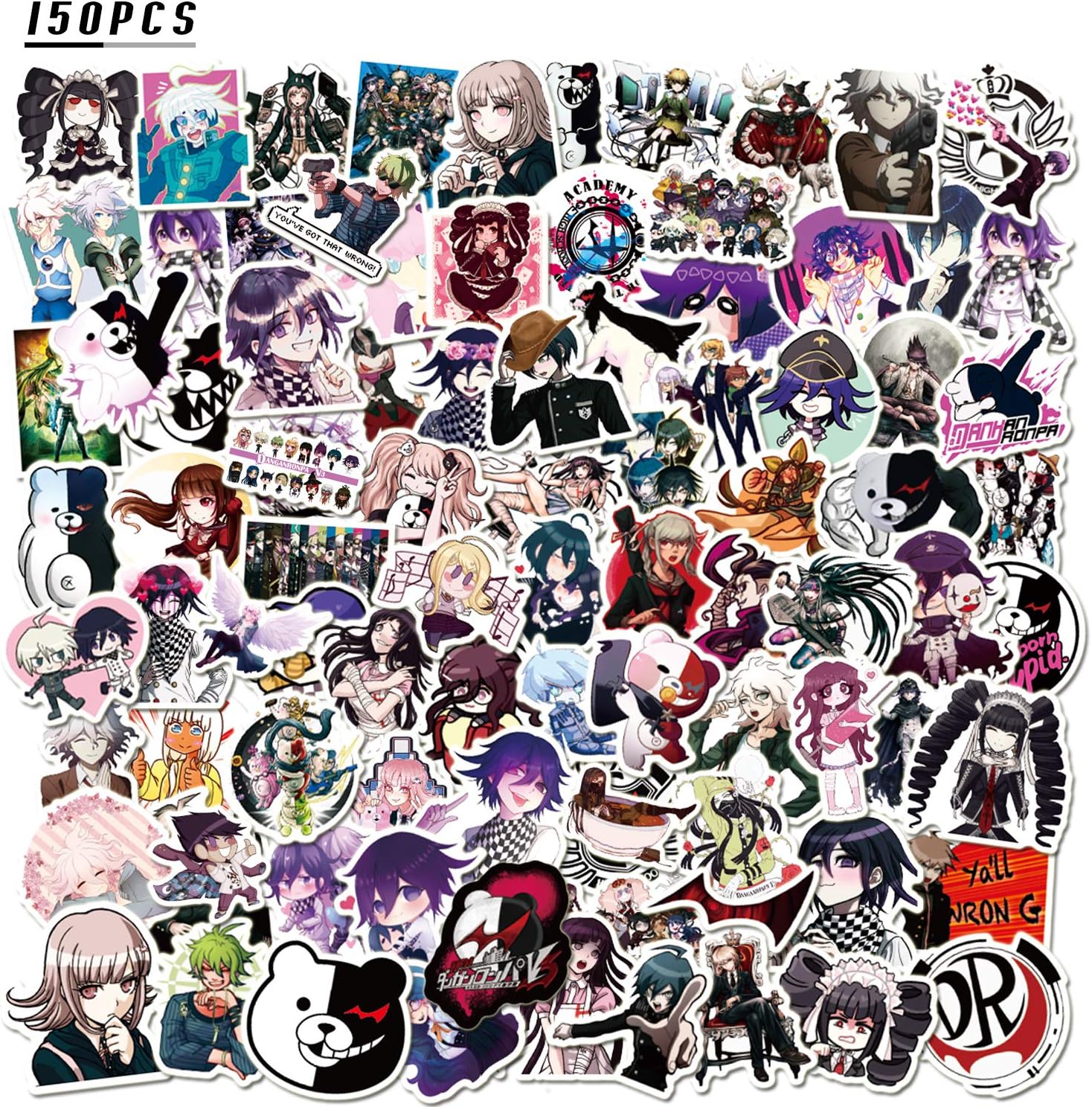 Amazon.com: 50PCS Game Danganronpa Stickers for Laptop and Computer ...