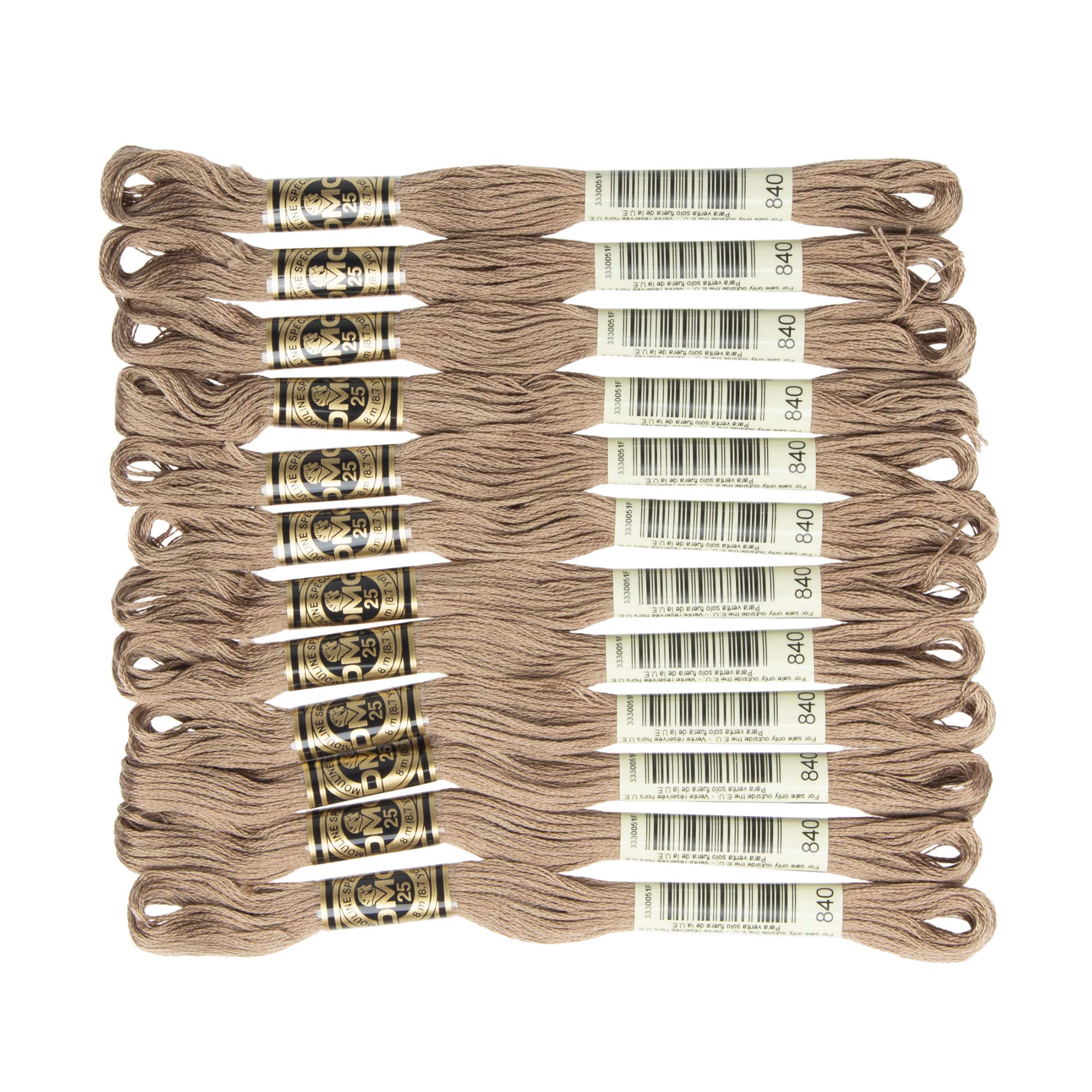 DMC 6-Strand Embroidery Cotton Floss, Medium Beige Brown