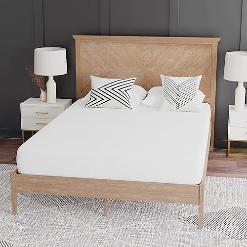 Miniatura 4 de EMMA + OLIVER Camellia Colchón matrimonial en una caja, espuma viscoelástica de 8 pulgadas, base de poliéster de 6 pulgadas con gel refrescante de