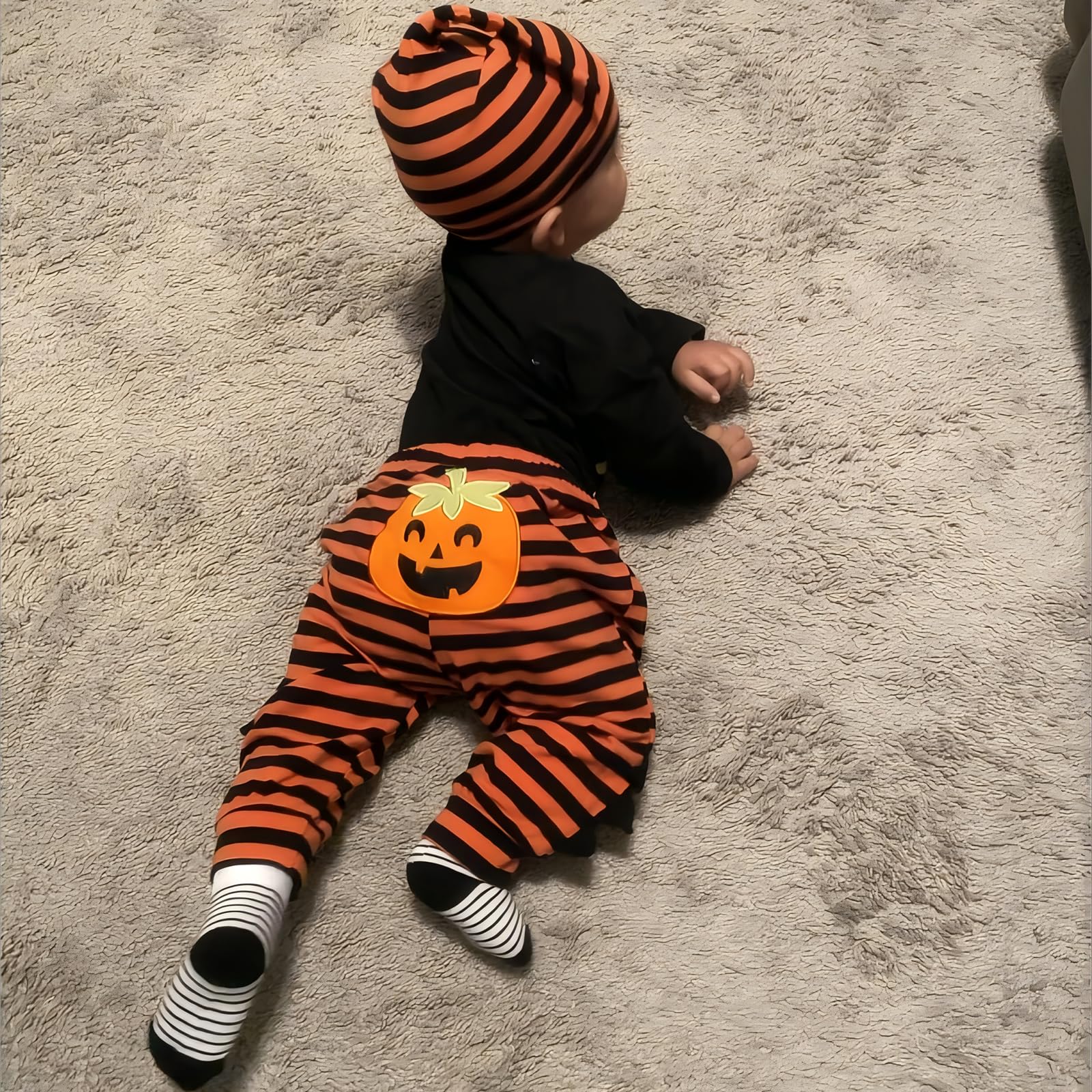 Costume Halloween Neonato - Vestito Zucca, Tutina, Pagliaccetto, My First Halloween, Abito, Completino