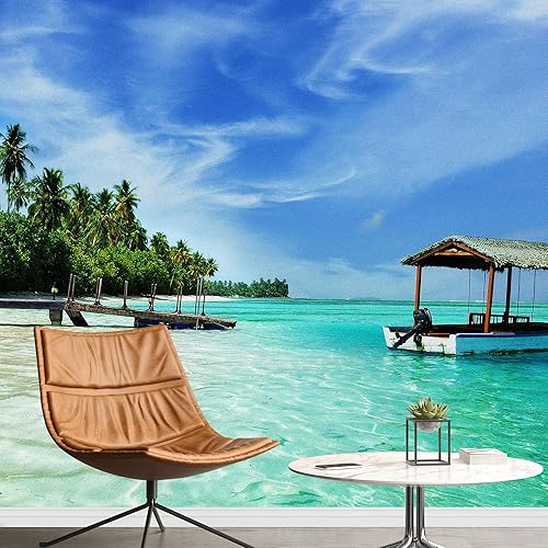 Miniatura 27 de wall26 Adhesivo de pared extraíble/mural de pared vintage, retro, mapa de globo del mundo, ilustraciones internacionales, arte moderno, paisaje