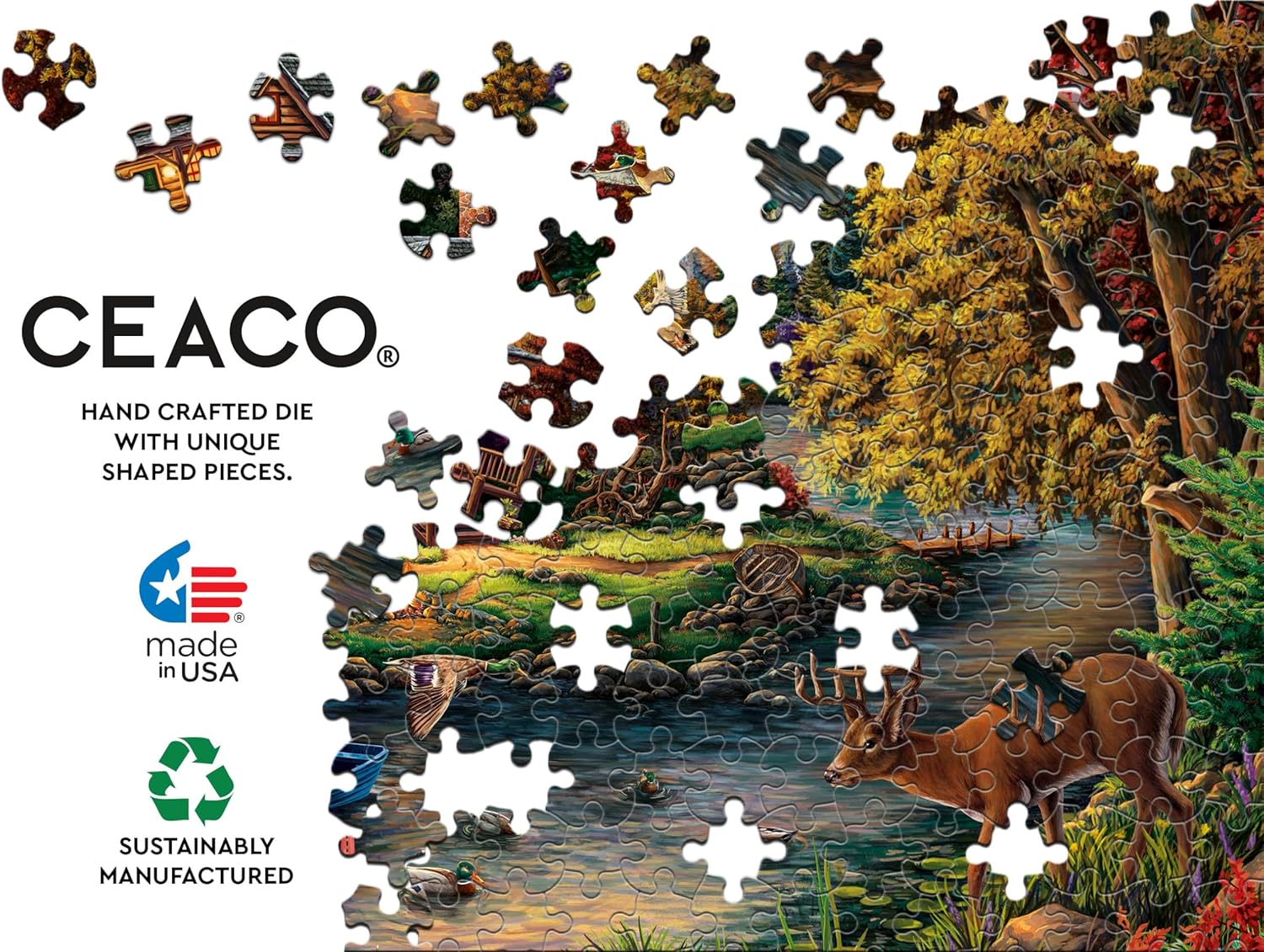 Ceaco - Enchanted Forest Lake - 500 Piece Jigsaw Puzzle