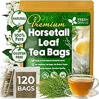 Vista 180 de FreshDrinkUS, 75 bolsas de té de cardo mariano premium, 100% natural y puro de semillas de cardo mariano. Té de hierbas con semillas de cardo