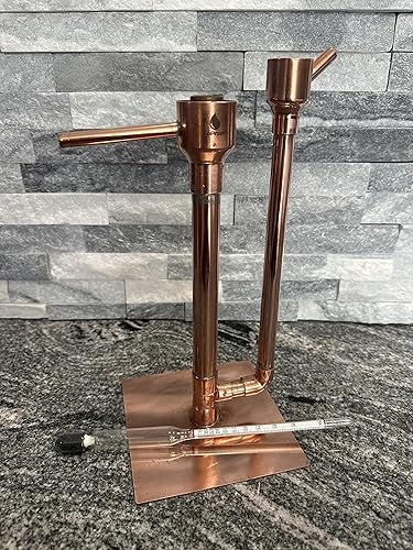 Miniatura 3 de Loro a prueba de cobre para destilar, elaborar cerveza, luz de la luna, tequila con hidrómetro, destilación bidireccional