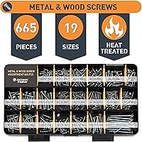 Vista 8 de Jackson Palmer - Kit surtido de herramientas de 2251 piezas con tornillos, tuercas, pernos y arandelas (3 bandejas)