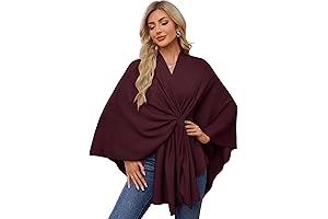 Women's Shawl Wraps and Poncho Sweaters