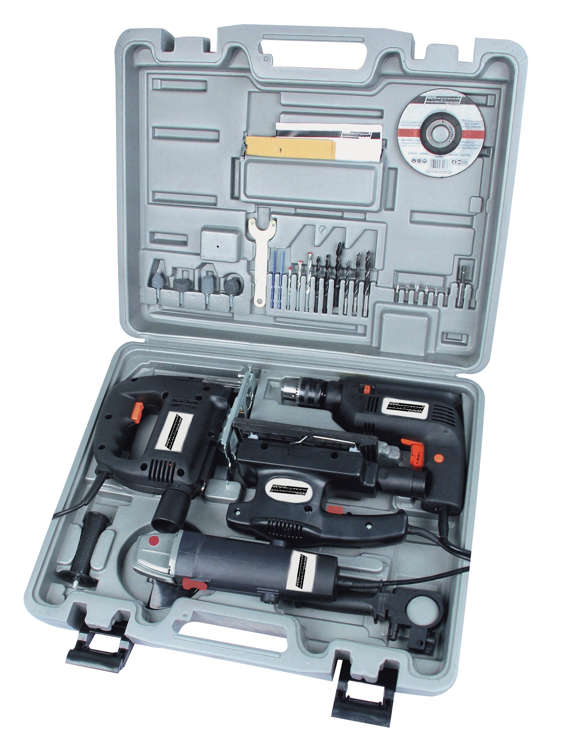 Mannesmann 12555 coffret d'outils électriques 4 pièces importé d'Allemagne