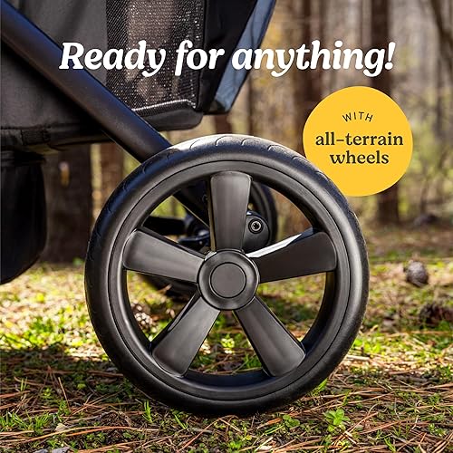 Miniatura 3 de Graco Ready2Roll - Cochecito todo terreno para 2 niños, carrito plegable compacto, acepta asientos de automóvil para bebés