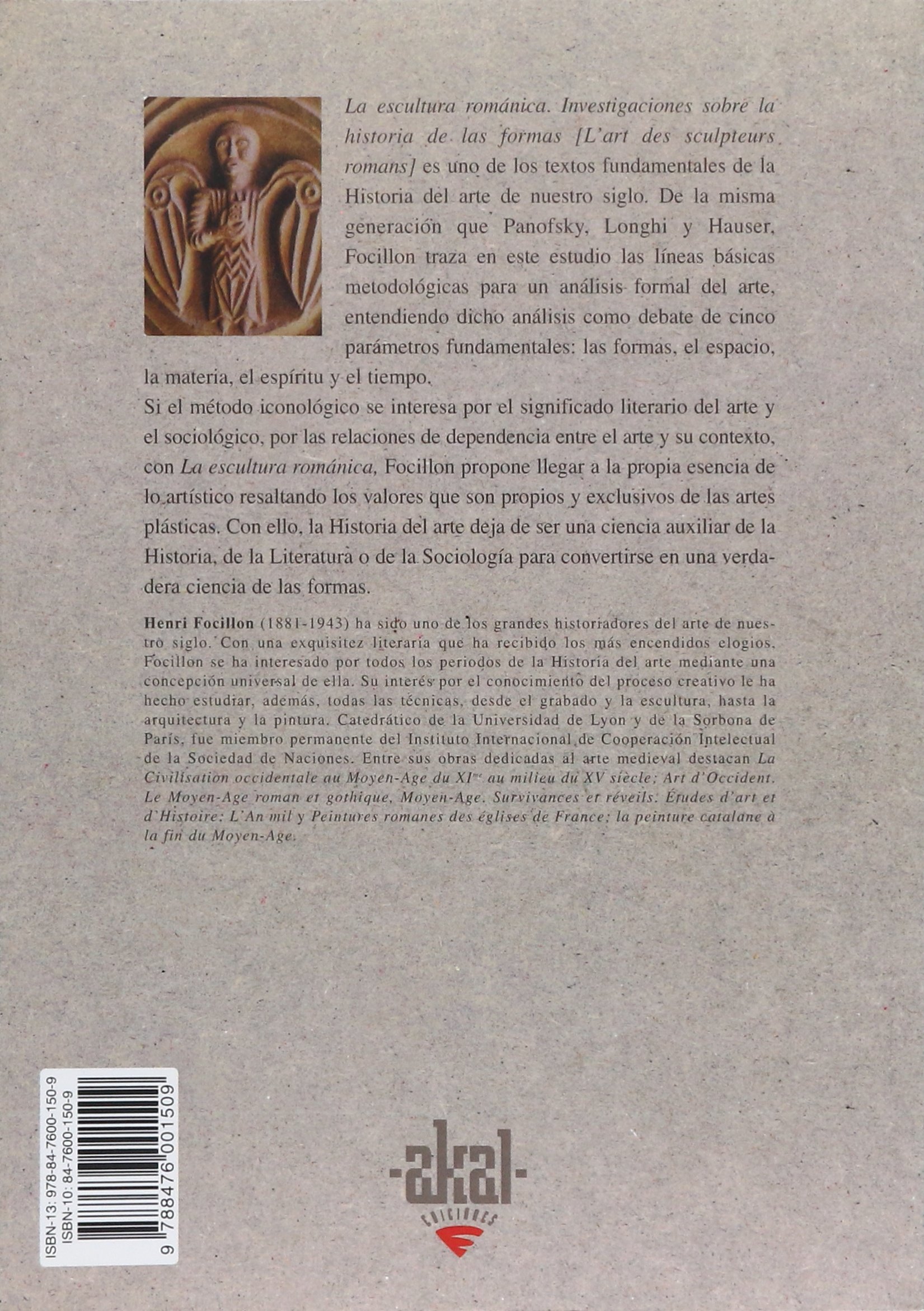 La escultura románica: Investigaciones sobre la historia de las formas: 5 (Arte y estética)