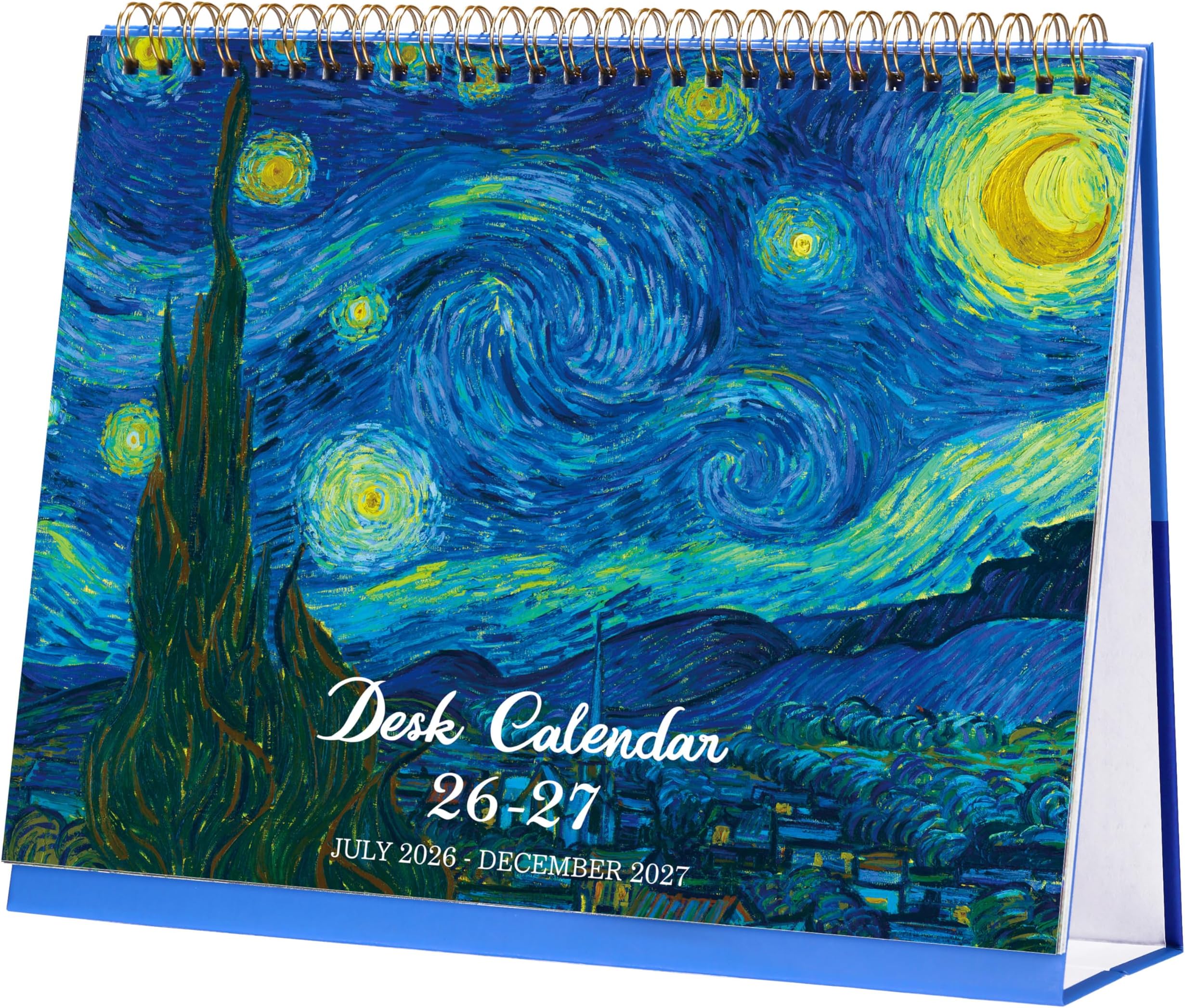Desk Calendar 2026-2027 - JUL 2026 - DEC 2027, Standing Flip Desktop Calendar 2026-2027, 18 Months Desktop Calendar, 9.8" x 8.3", Thick Paper