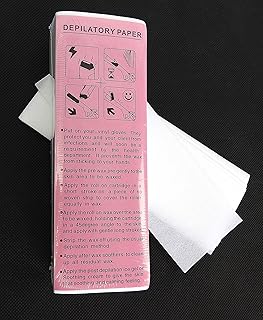 Non Woven Facial Body Hair Removal Paper Depilatory Epilator Tool (Set of 100, White)