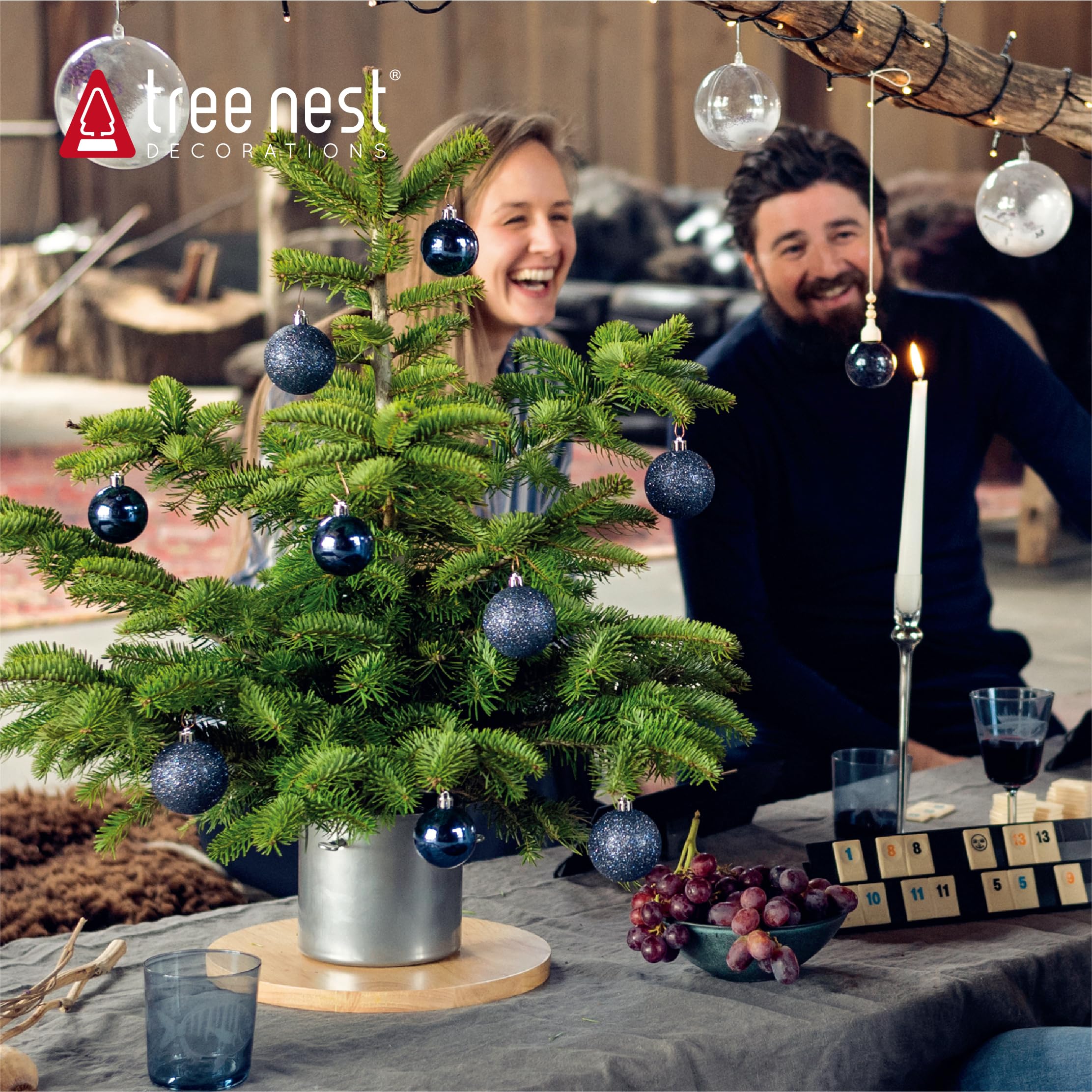 Tree Nest Christbaumständer Weihnachtsbaumständer Baumständer Tannenbaumständer Weihnachtsbaum Standfuß Ständer mit Wasserbehälter