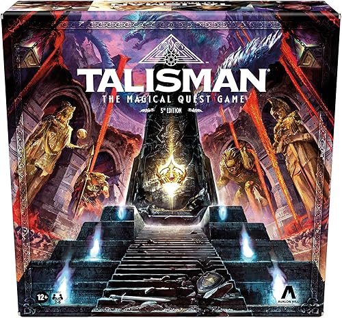 Avalon Hill Talisman The Magical Quest, 5 edición  Juegos de aventura de mesa de fantasía  A partir de 12 años  2 a 6 jugadores  Juegos de