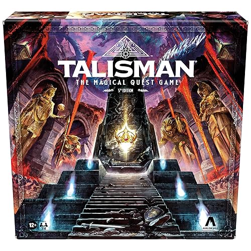 Avalon Hill Talisman: La Aventura Mágica del Tablero de Juego, 5ª Edición | Juegos de Aventuras de Tablero de Fantasía | Para Edades 12 y Más | 2 a 6 Jugadores | Juegos de Estrategia de Rol