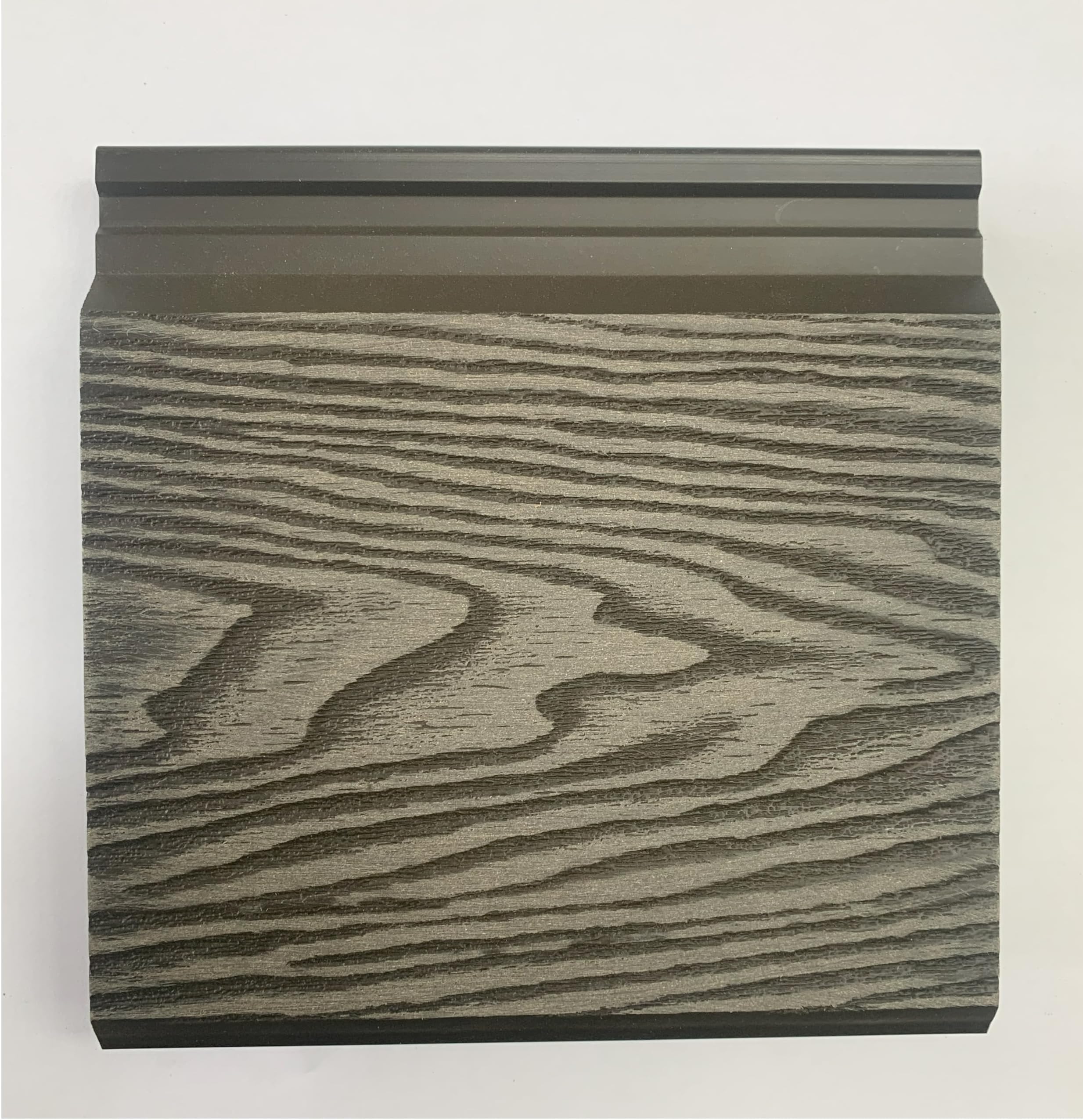 Composite Cladding Boards Woodgrain Plastic Exterior Board (Grey Cladding Board)