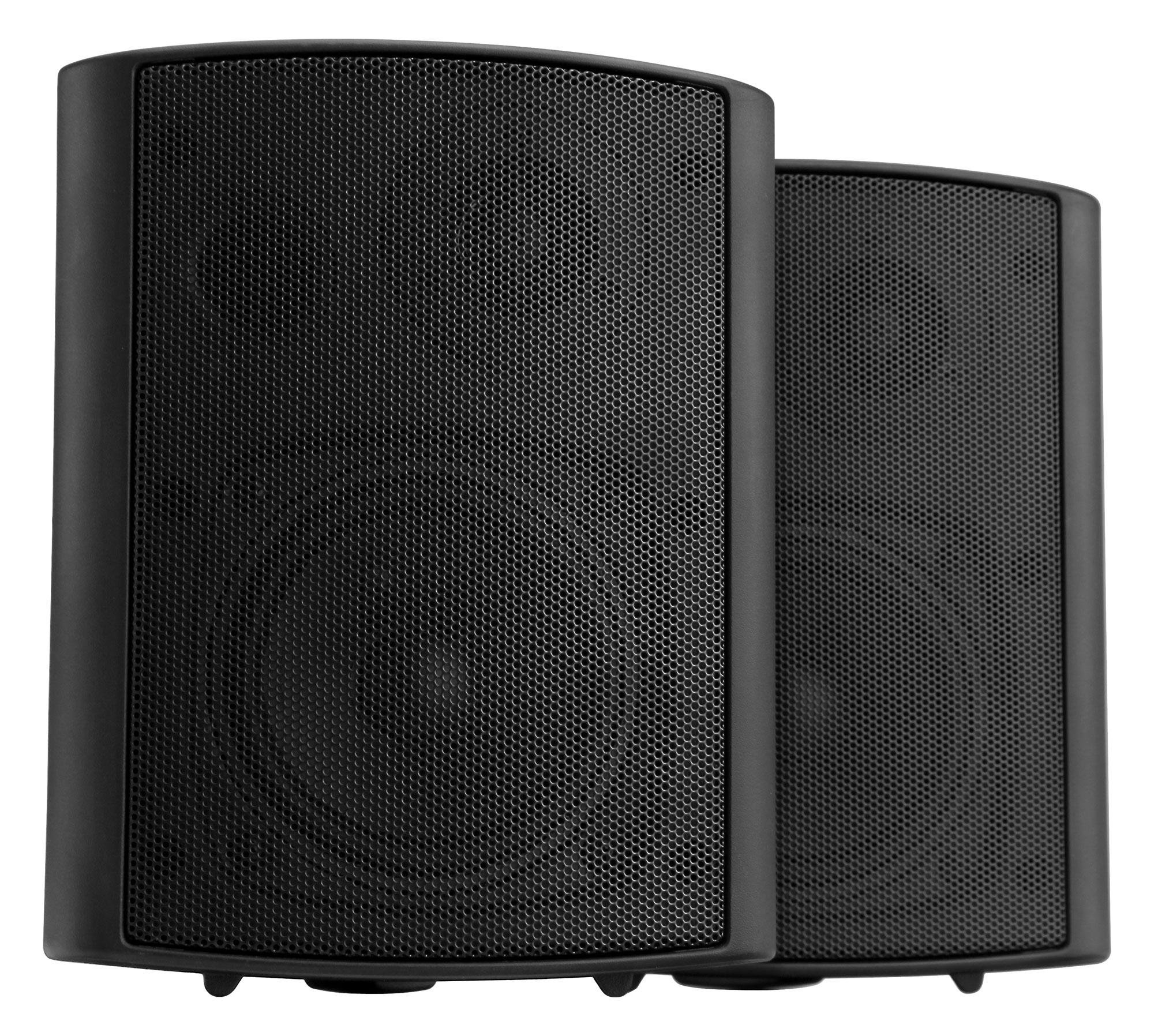 Pronomic USP-660 BK HiFi Wandlautsprecher Paar 2-Wege Lautsprecher 240W schwarz