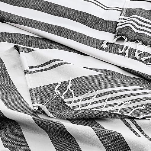 Miniatura 8 de Utopia Towels - Paquete de 4 toallas turcas de playa (40 x 72 pulgadas)  Toalla turca de gran tamaño 100% algodón, de secado rápido, prelavada para