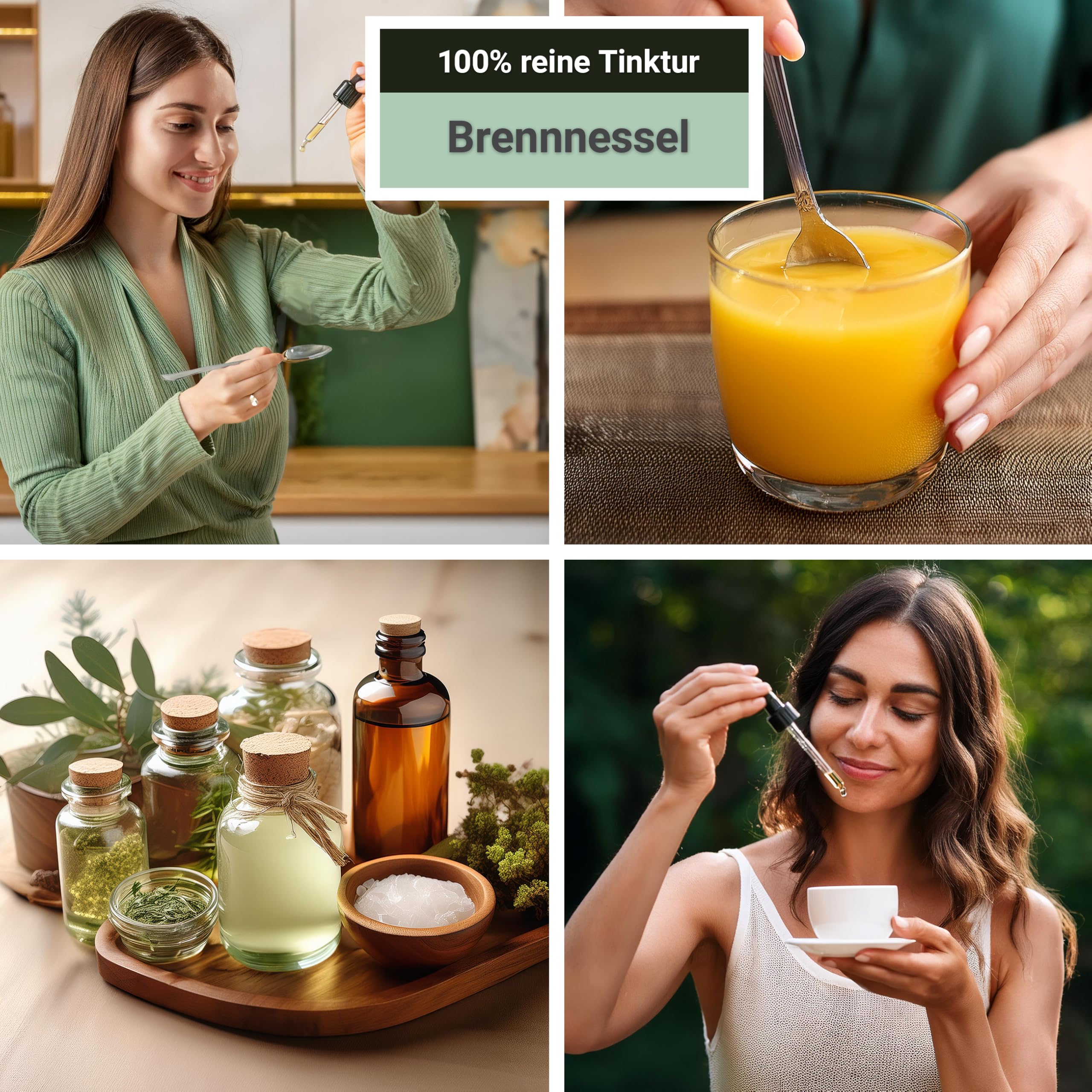 Brennessel Tinktur 100ml | Urtica dioica Tropfen (1:4 Extrakt) | Premium Qualität aus Österreich | Veganes Nahrungsergänzungsmittel | Gemeine Nessel, Große Nessel, Nessl, Grosse Brennnessel