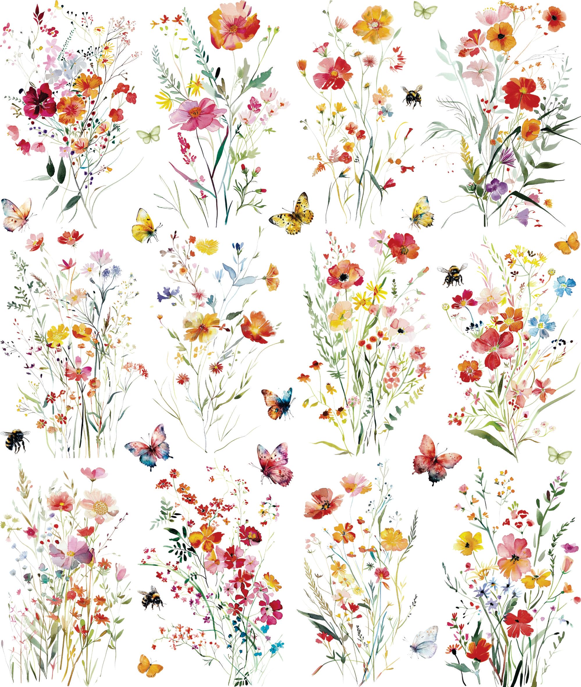 Carta Di Riso Bouquet Pastello Craft Kreatively - 29x40 Cm, Per Decoupage, Senza Acidi, Naturale - Foto 8