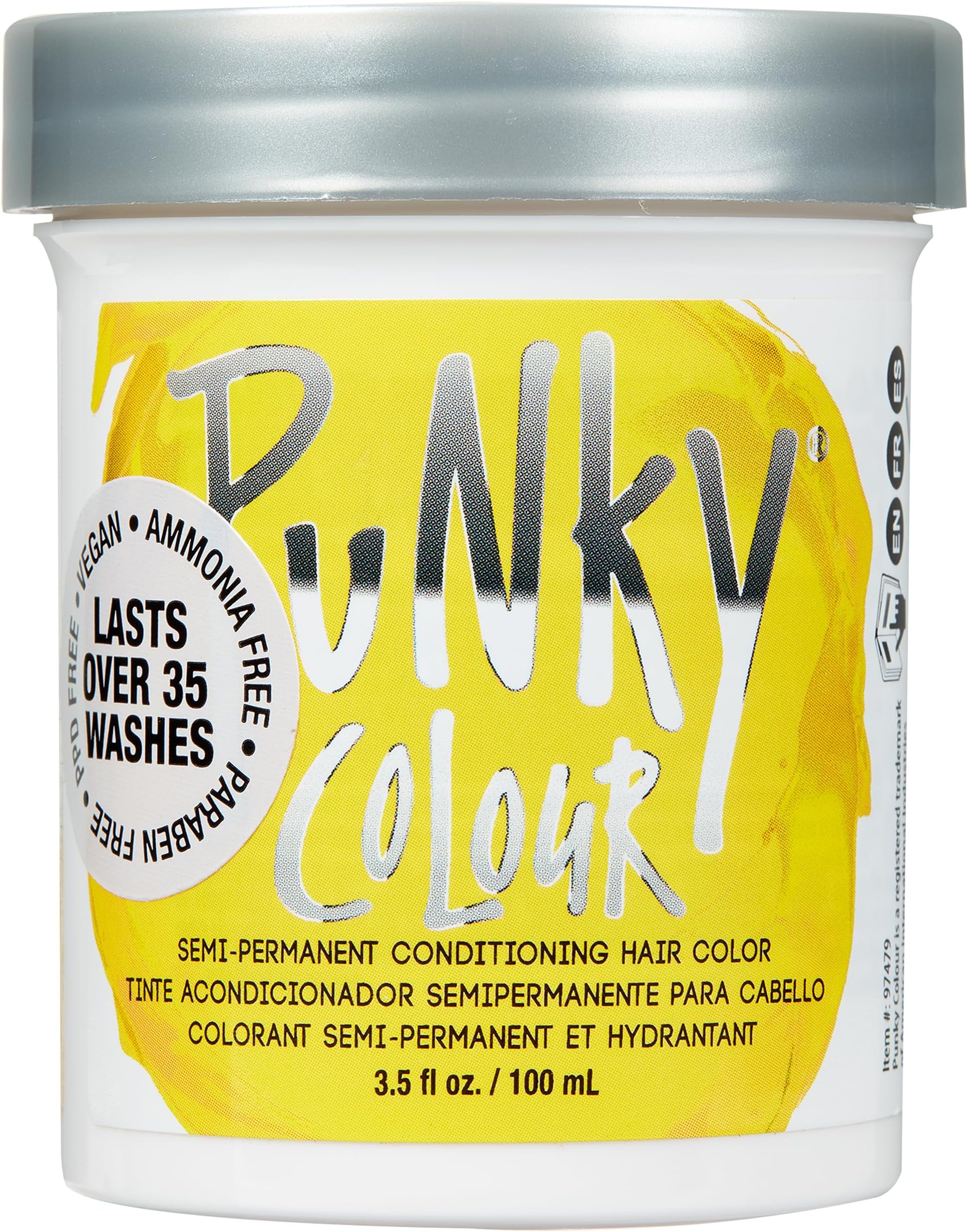 JEROME RUSSELL Punky Color Semi-Permanent Conditioning Hair Color - Bright Yellow (Parallel Import)