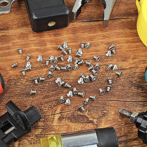 Miniatura 6 de Cionyce Tornillos de máquina Phillips de cabeza plana de 60PC M3x5mm, 201 tornillos de montaje del dispositivo de acero inoxidable