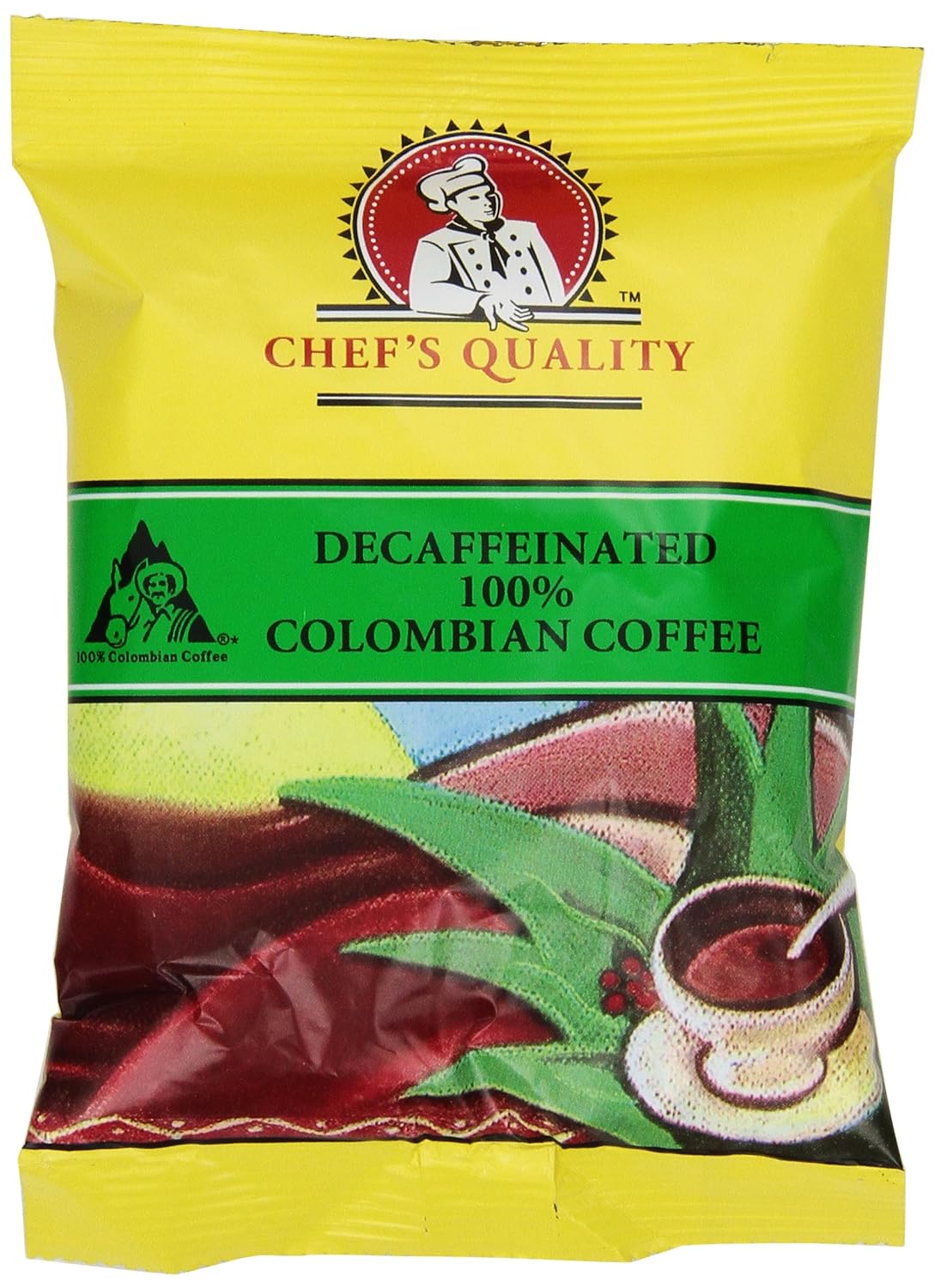 Chefs Quality Colombian Decaf Coffee, 84 Ounce